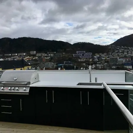 Dinbnb L Luxury Penthouse L Roof Terrace L Διαμέρισμα Μπέργκεν